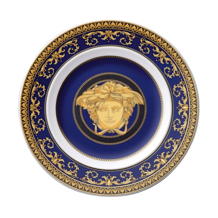 Versace Medusa Blue tallerken - 18 cm - Versace