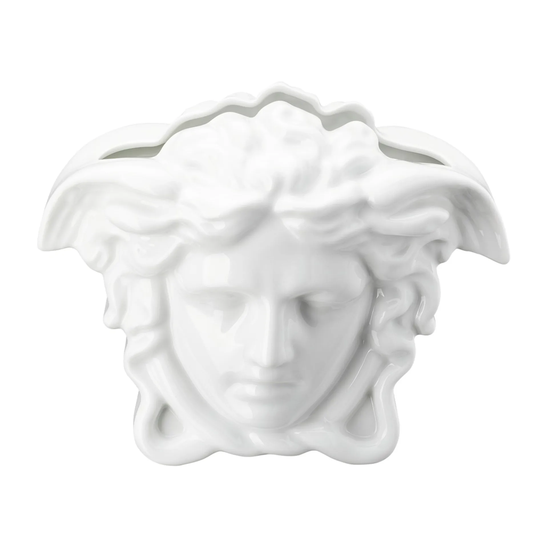 Versace Medusa Grande vase 21 cm, Hvit Versace