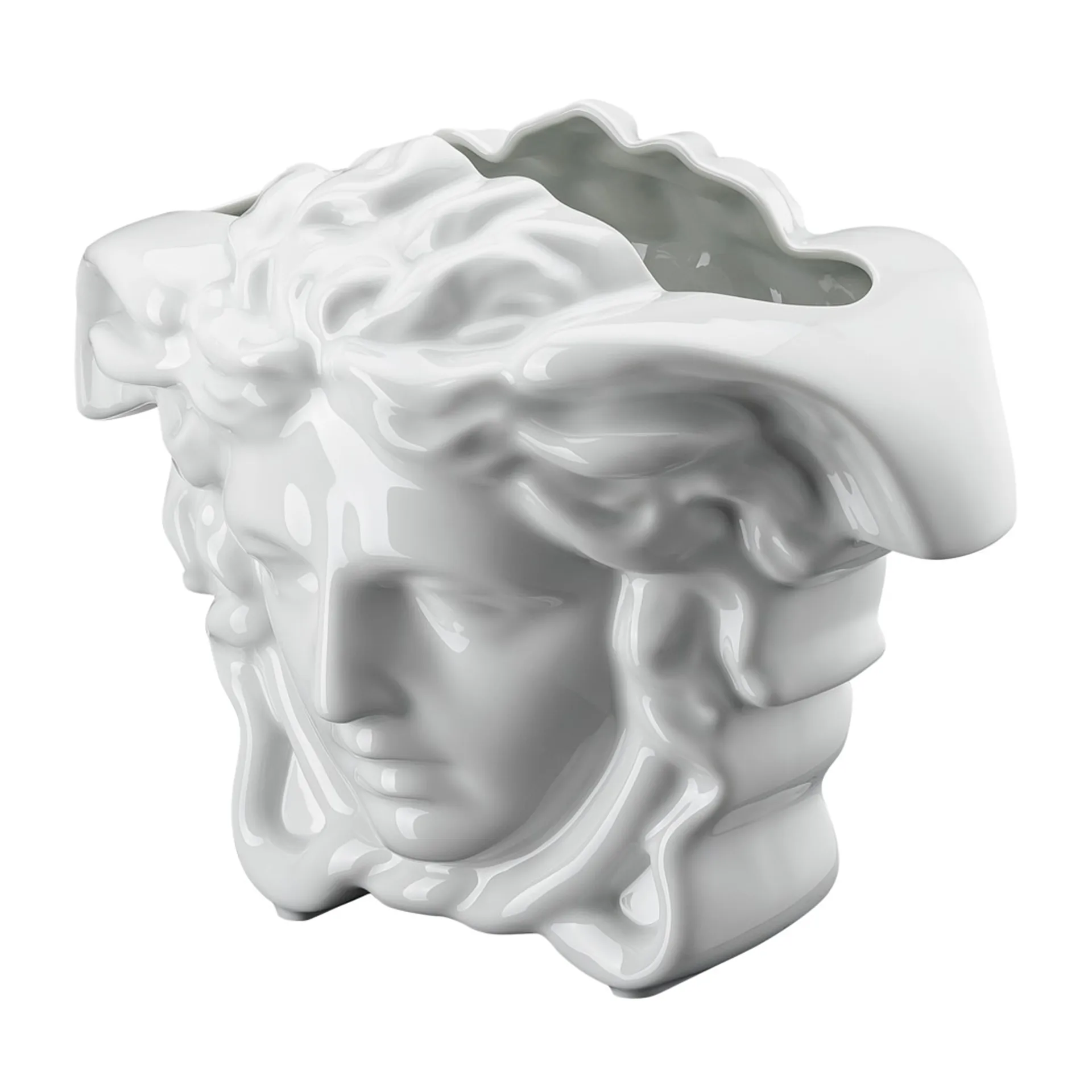 Versace Medusa Grande vase 21 cm, Hvit Versace