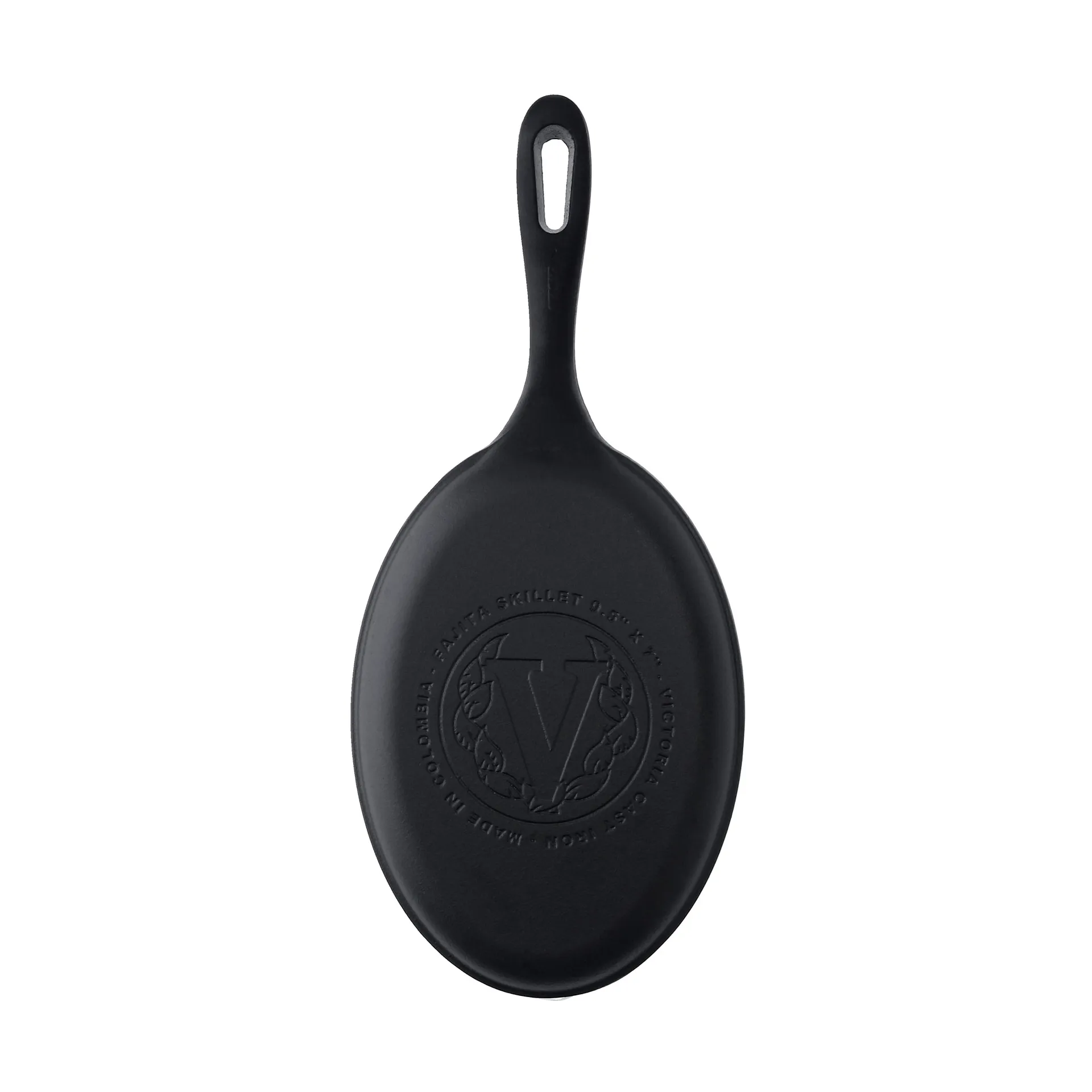 Victoria fajita stekepanne støpejern emaljert, 41x18 cm Victoria
