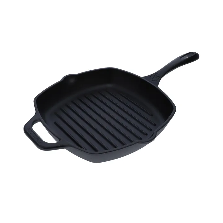 Victoria firkantet grillpanne støpejern enameled - 44,1x28,4 cm - Victoria