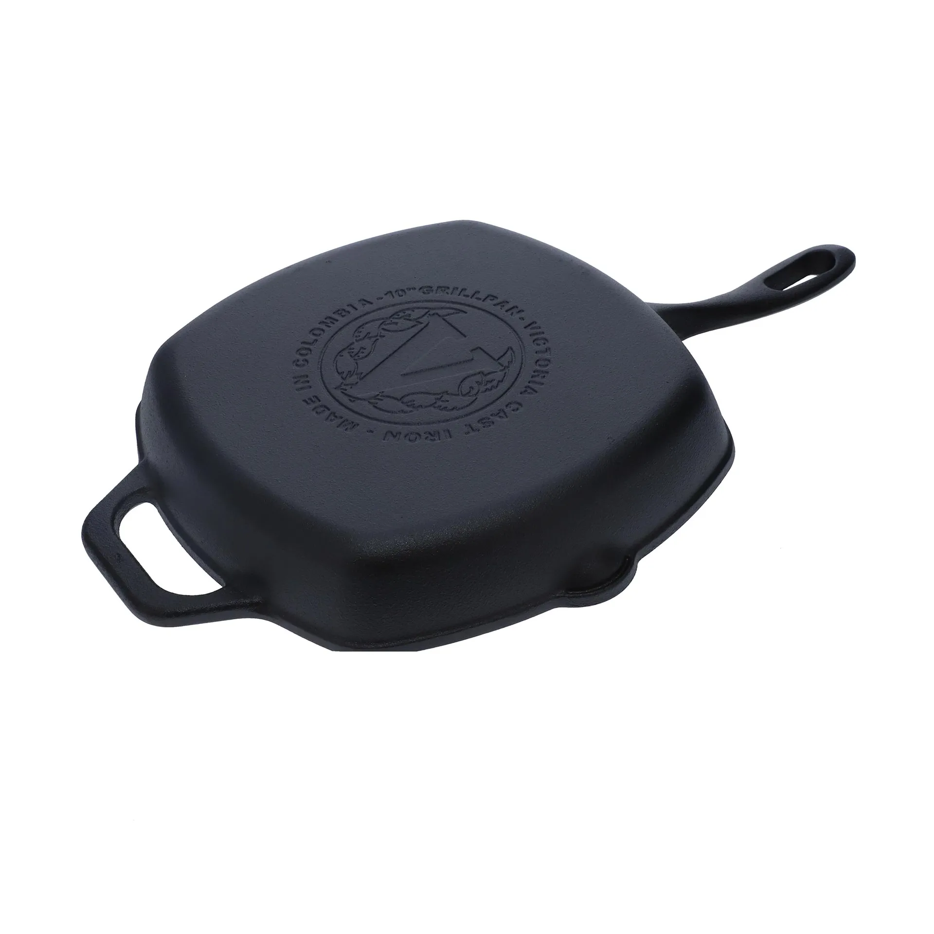 Victoria firkantet grillpanne støpejern enameled, 44,1x28,4 cm Victoria