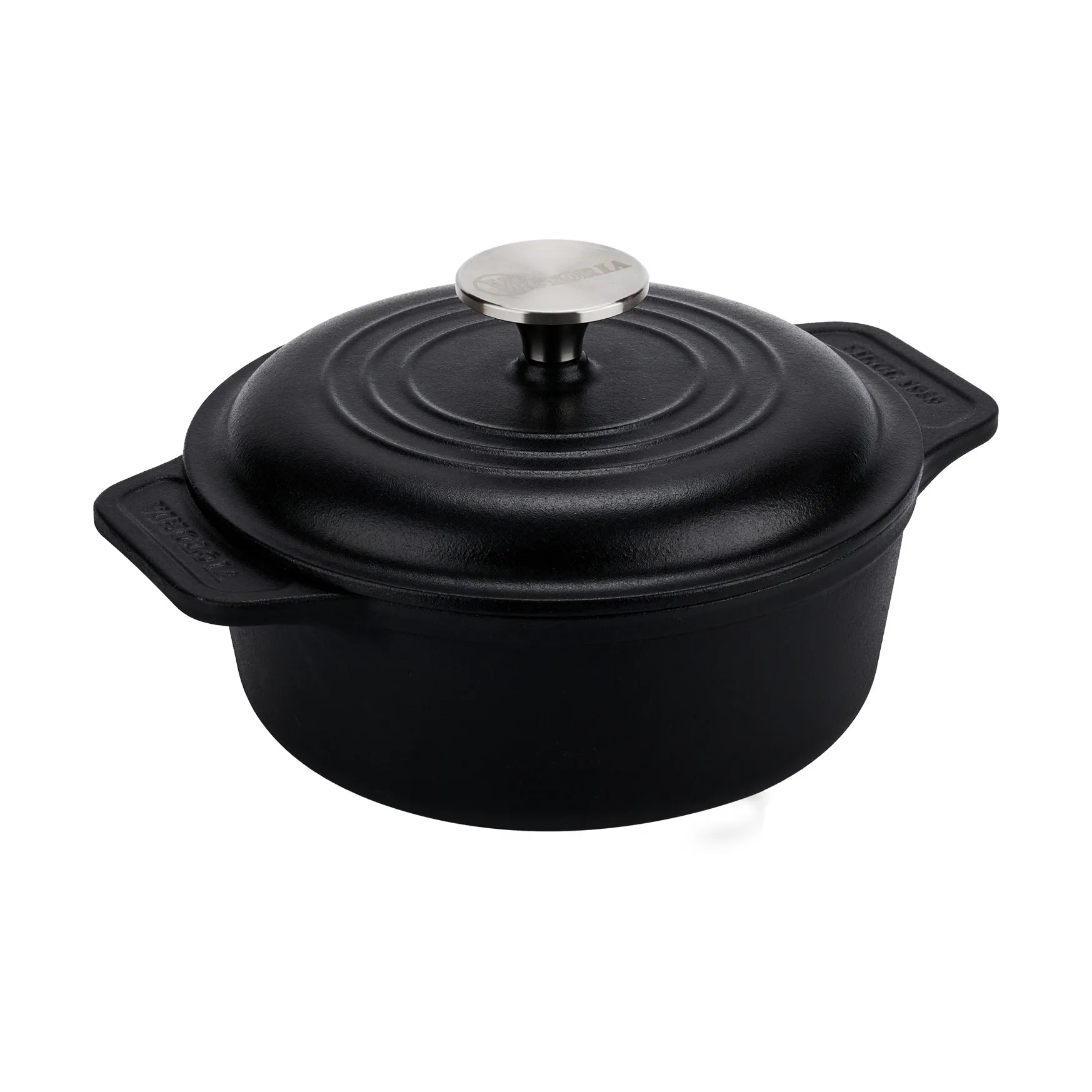 Victoria gryte støpejern pre-seasoned, 1,9 L Victoria