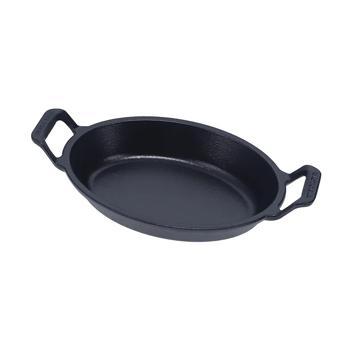 Victoria oval gryte i støpejern pre-seasoned - 27,1x15,5 cm - Victoria