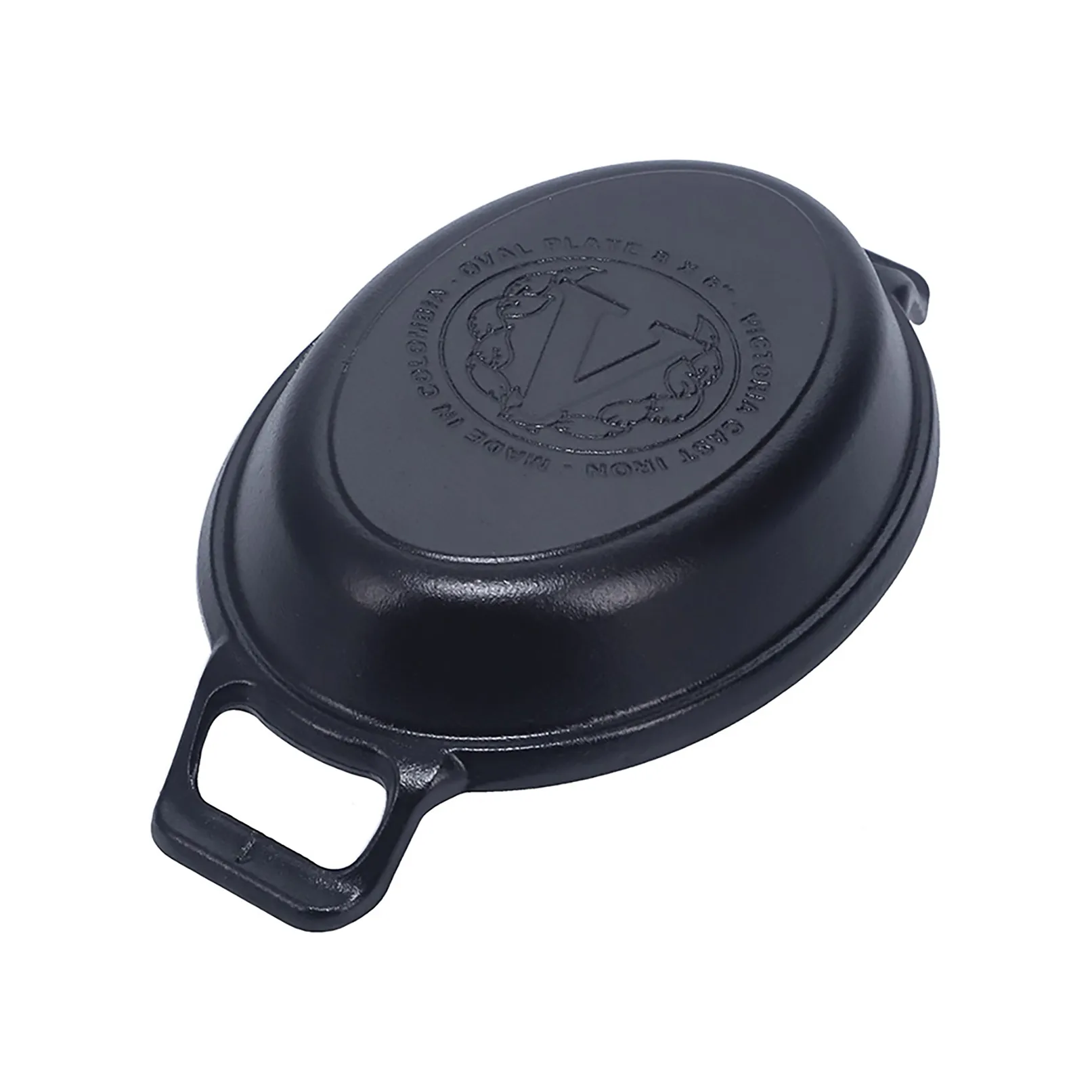 Victoria oval gryte i støpejern pre-seasoned, 27,1x15,5 cm Victoria