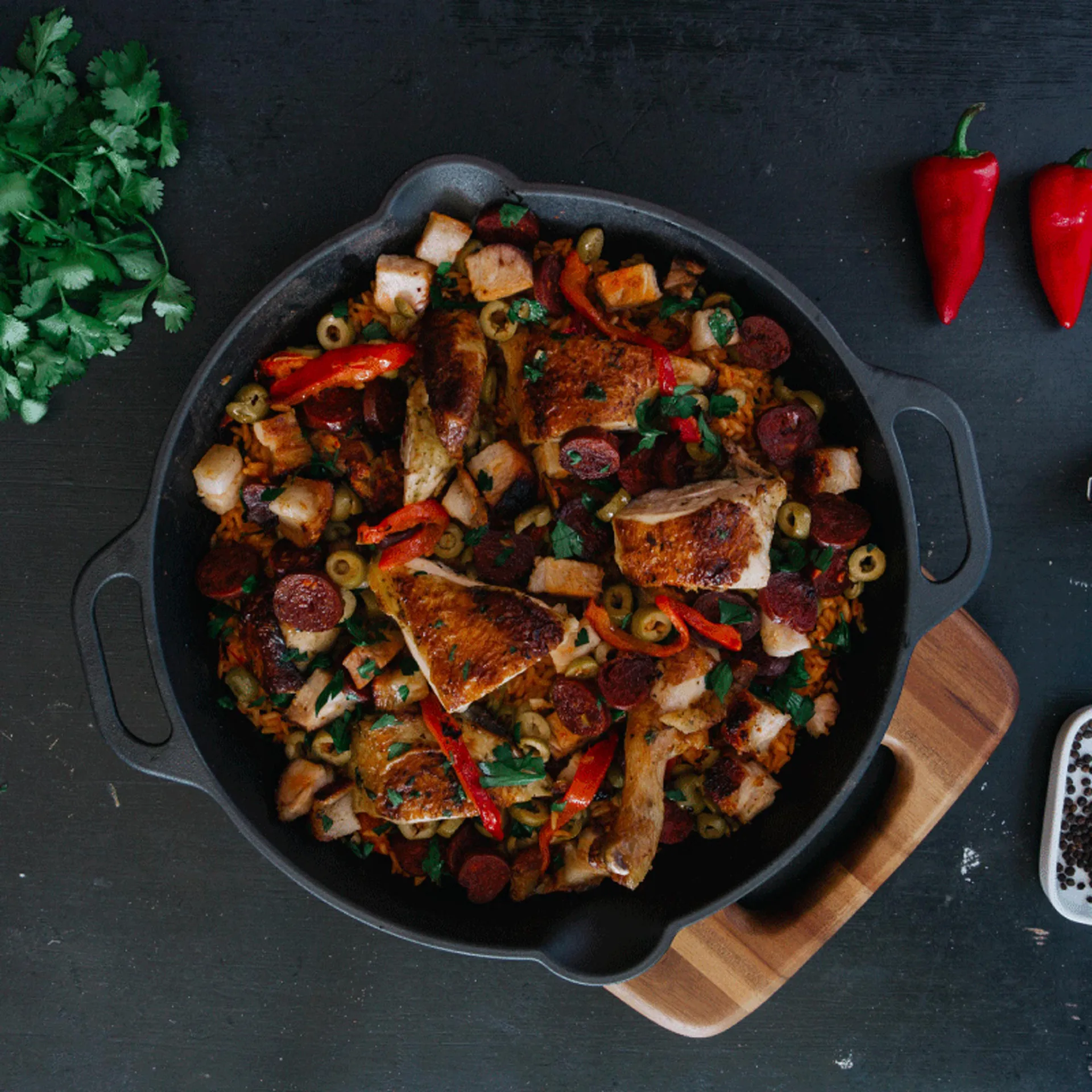 Victoria støpejernspanne Ø33 cm, Ø33 cm Victoria