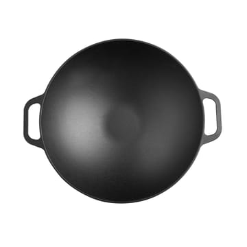 Wokpanne støpejern 36 cm - Svart - Victoria