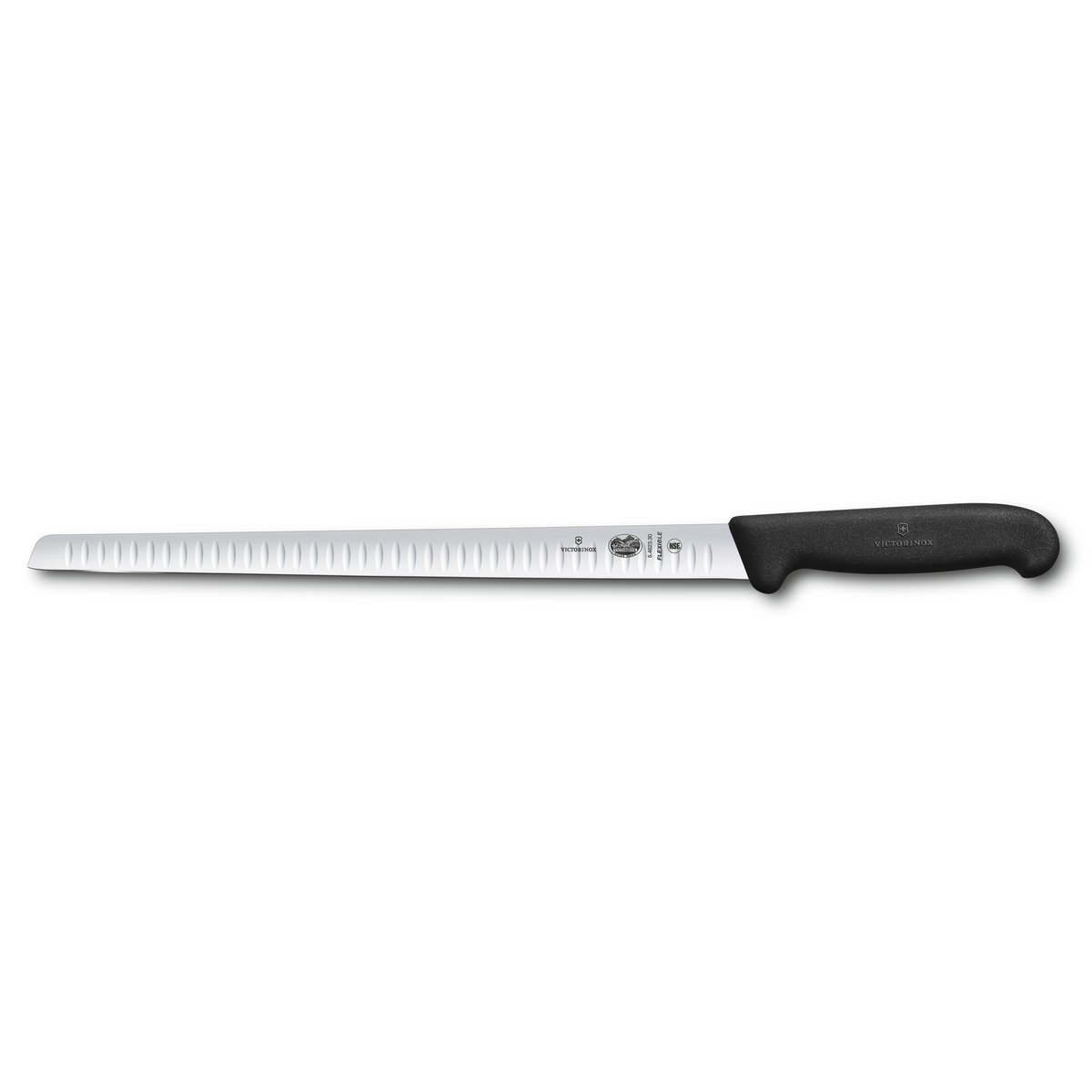 Victorinox Fibrox laksekniv riflet 30 cm Rustfritt stål