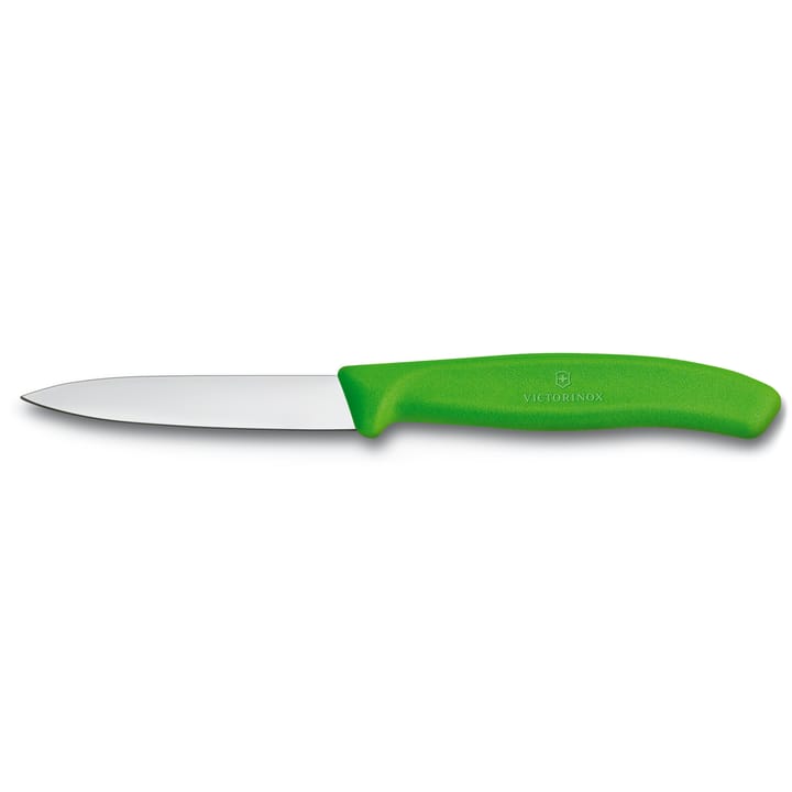 Swiss Classic grønnsaks- og skrellekniv 8 cm - Grønn - Victorinox
