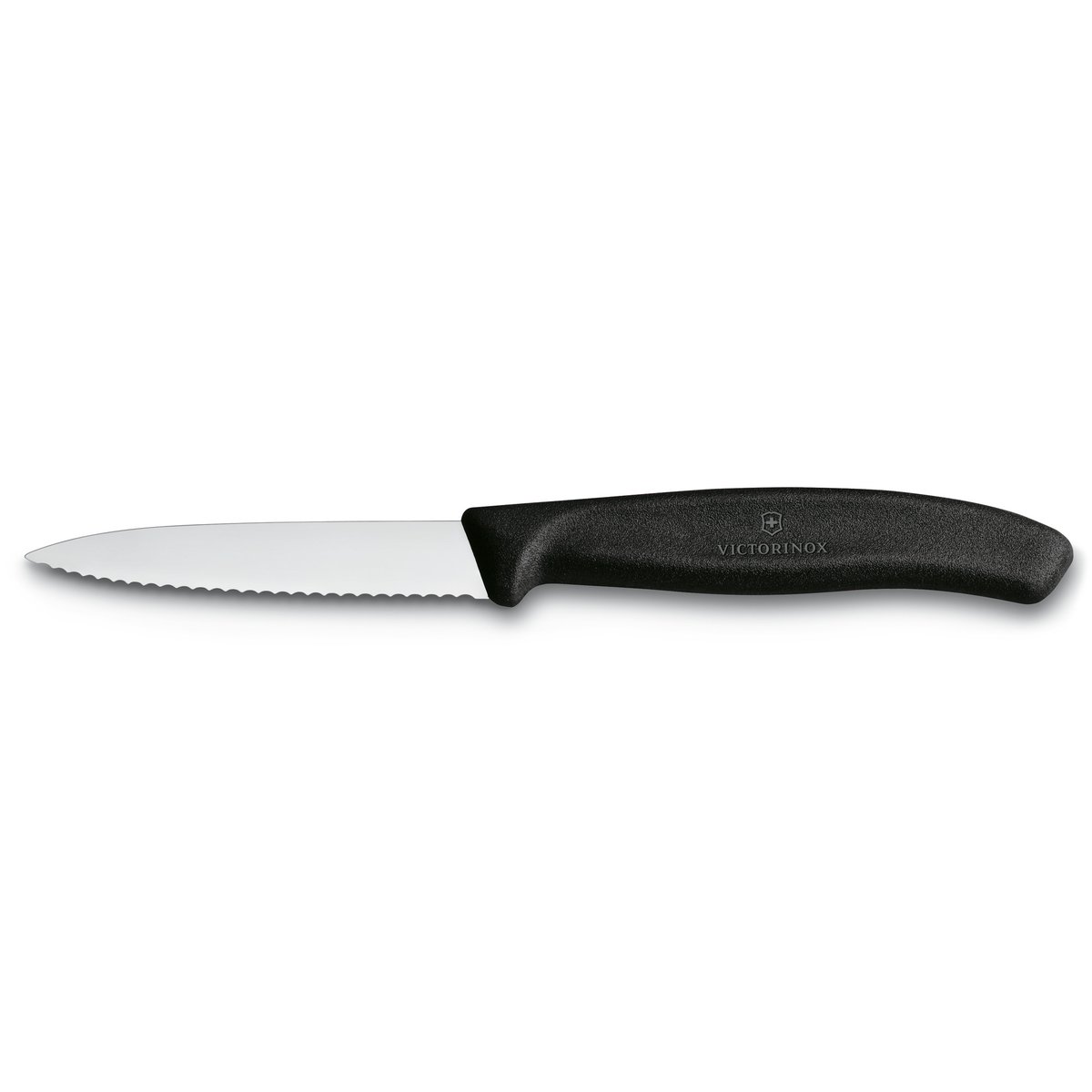 Victorinox Swiss Classic grnnsaks- og skrellekniv 8 cm Svart