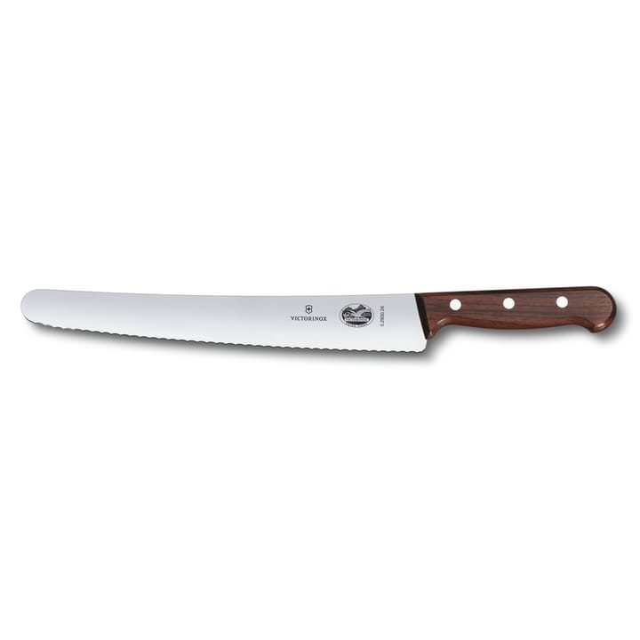 Wood brødkniv 26 cm - Rustfritt stål-lønn - Victorinox
