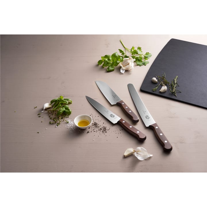 Wood kokkekniv 19 cm, Rustfritt stål-lønn Victorinox