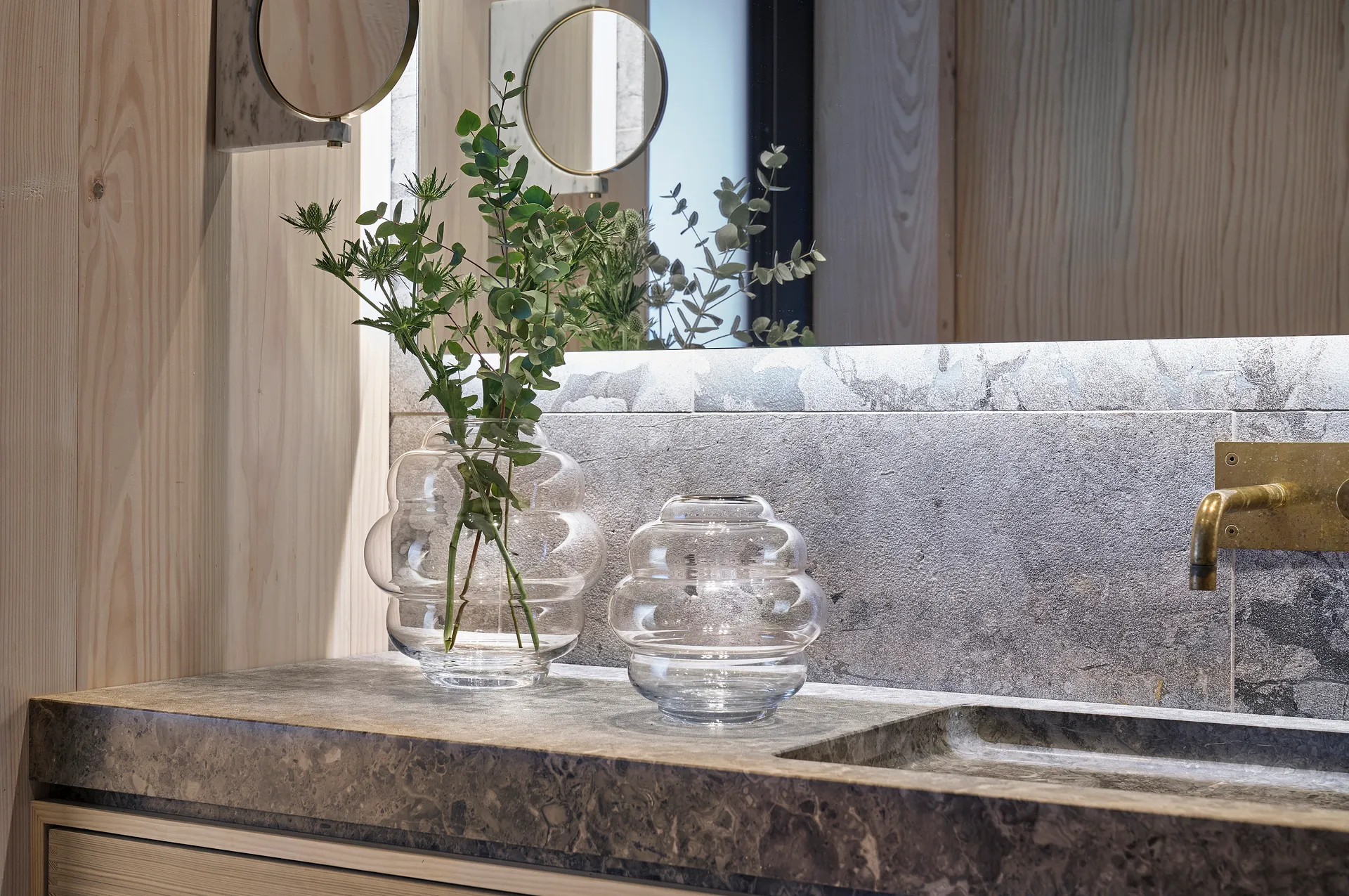 Bubble vase Ø 25 cm, Klar Villa Collection