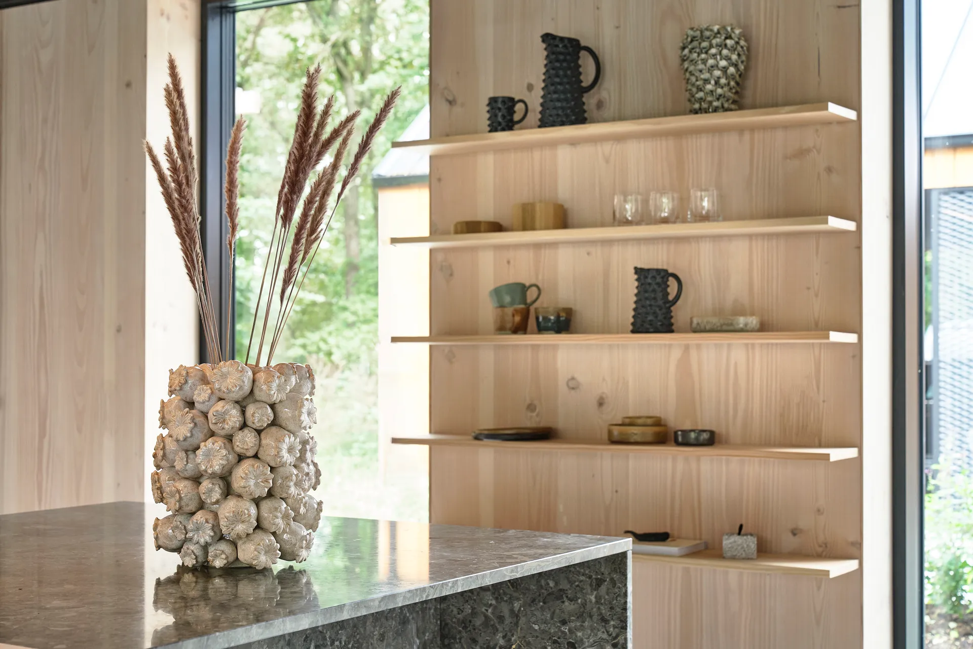 Elha vase Ø23,5 cm, Kremhvit Villa Collection