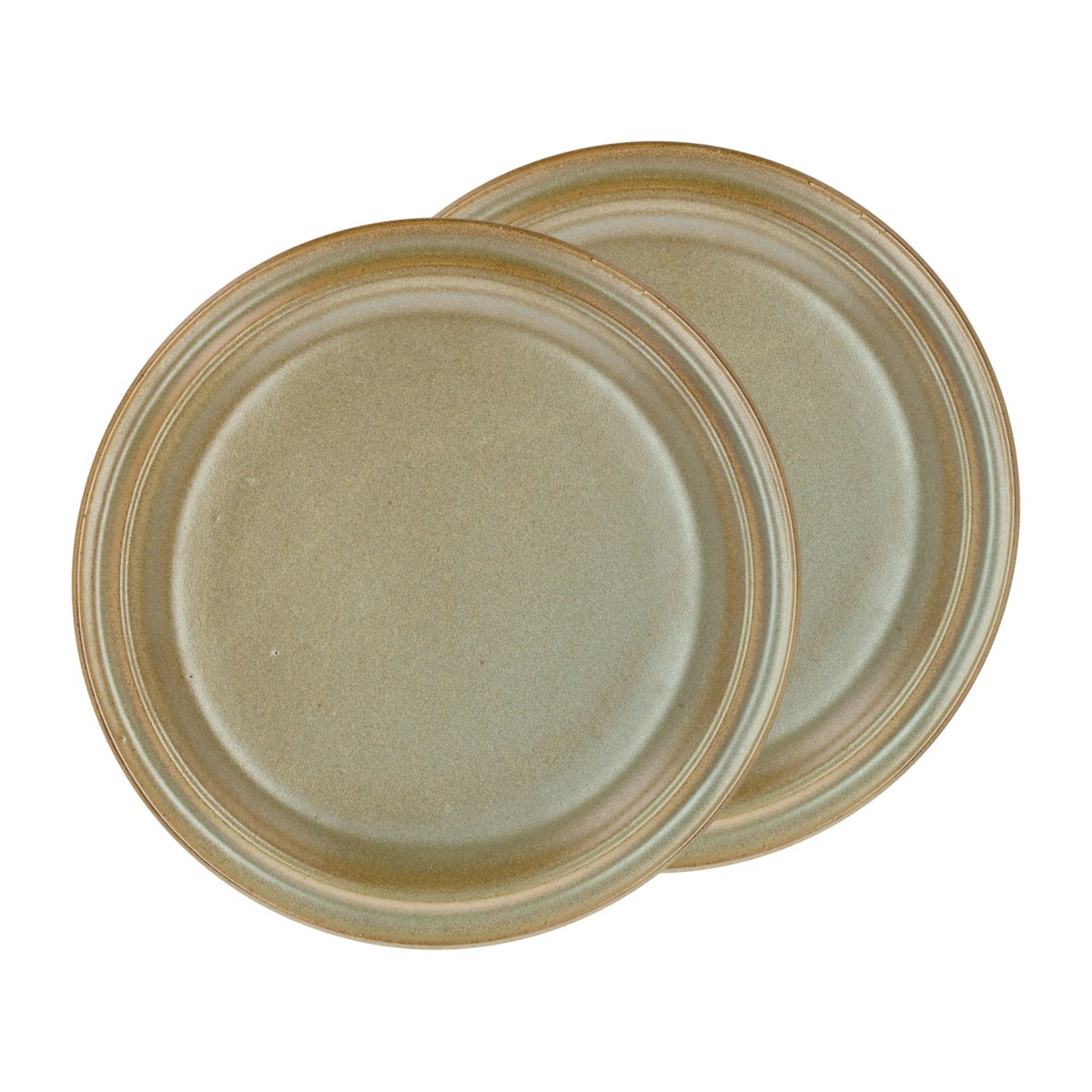 Villa Collection Evig lunsjtallerken Ø 20 cm 2-pakning Brun