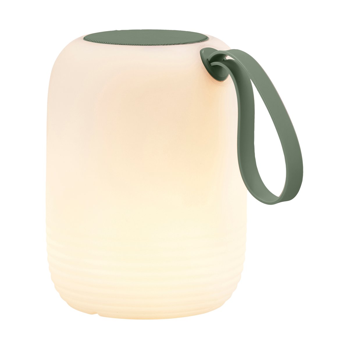 Bilde av Villa Collection Hav LED-lys med høyttaler bærbar Ø125 cm White-green