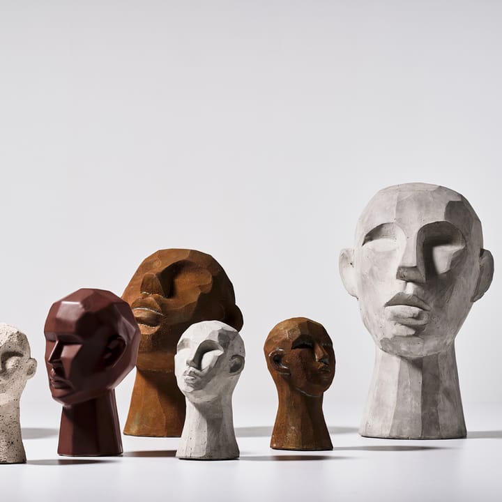 Head dekorasjon, Grå, stor Villa Collection