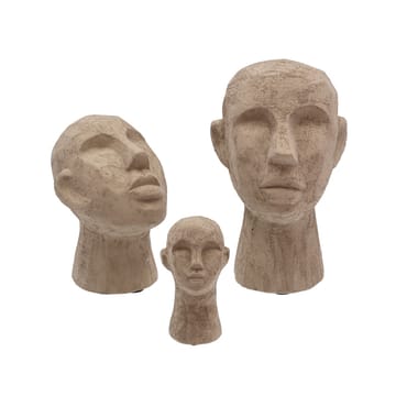 Head dekorasjon - Gråbrun, medium - Villa Collection