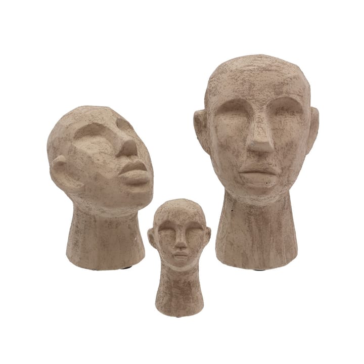 Head dekorasjon, Gråbrun, medium Villa Collection