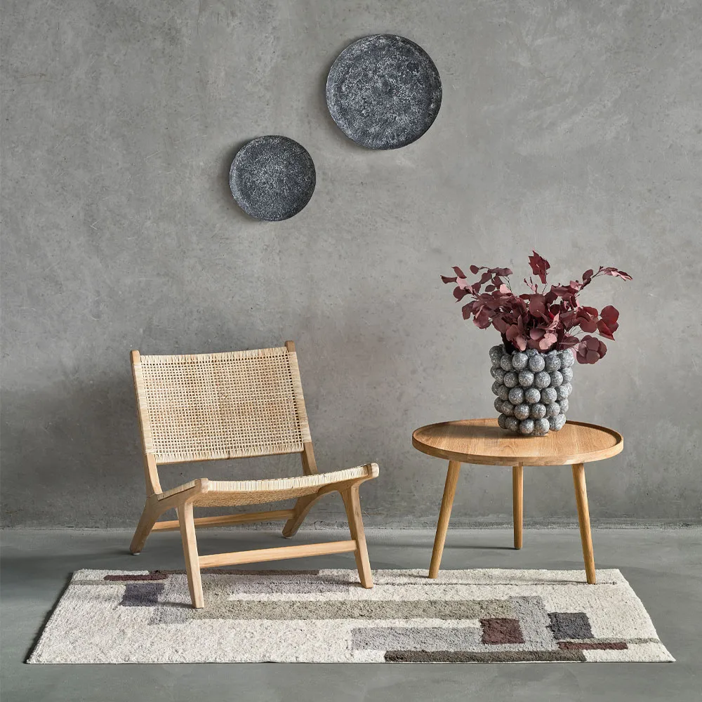 Laerk gulvteppe, Grå/offwhite, 200x300 cm Villa Collection