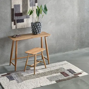 Laerk gulvteppe - Grå/offwhite, 70x110 cm - Villa Collection