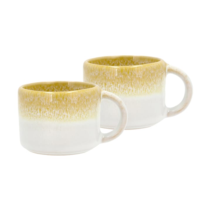 Styles espressokopp 8 cl 2-pakn. - Yellow-cream white - Villa Collection