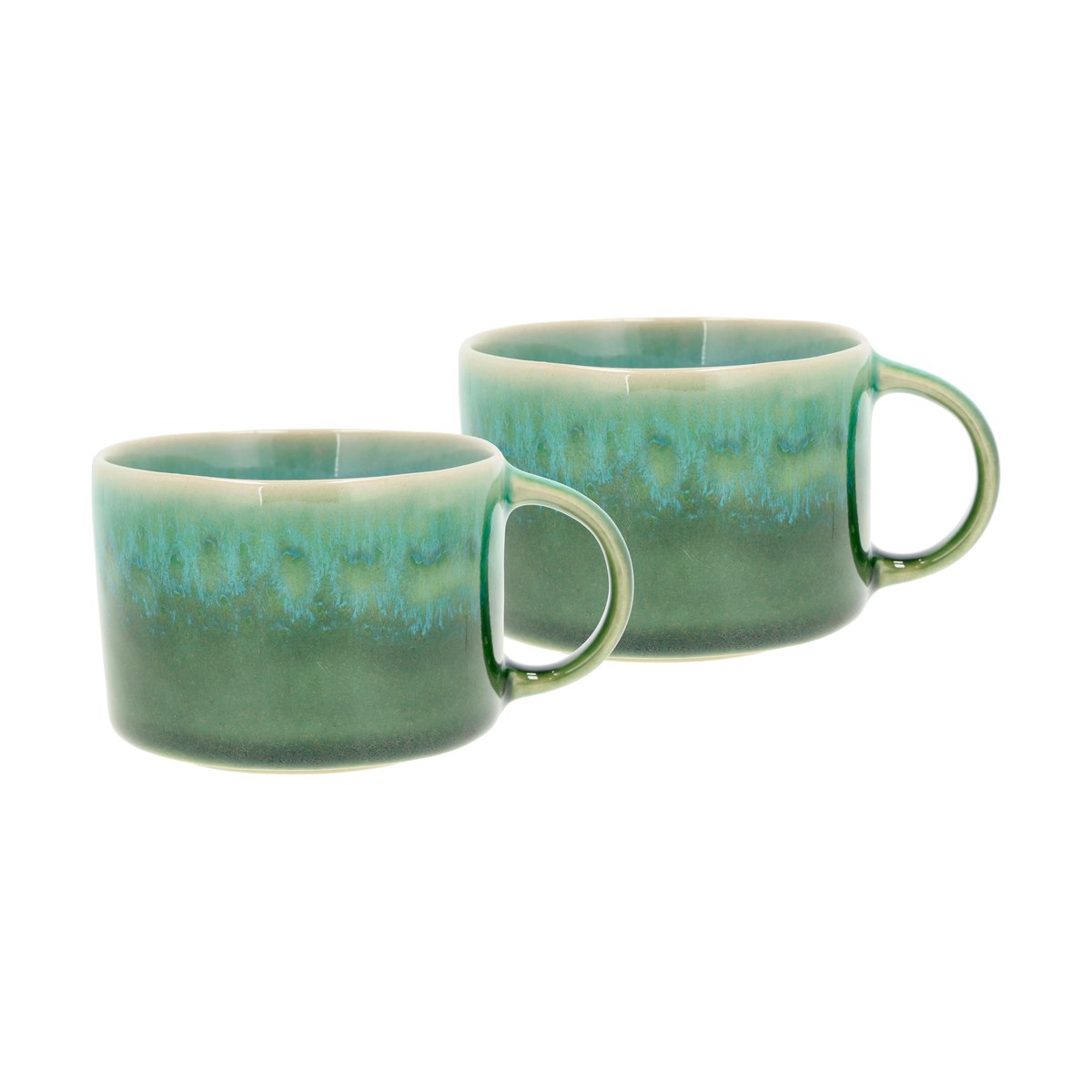 Villa Collection Styles kopp med hank 16 cl 2-pk Black-blue