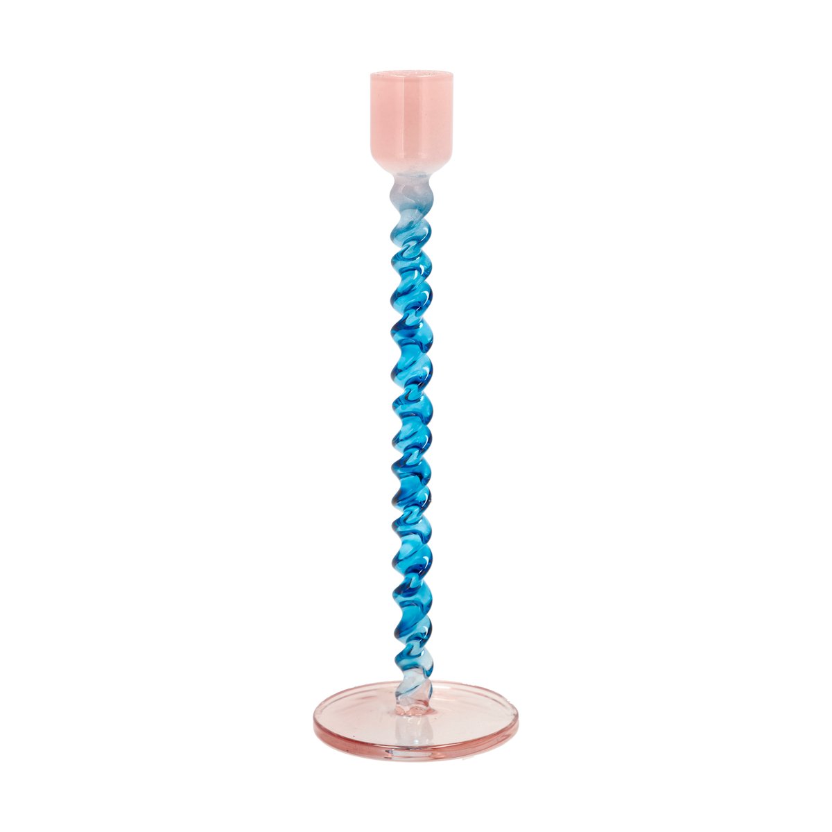Villa Collection Styles lysestake 20,3 cm Blue-pink