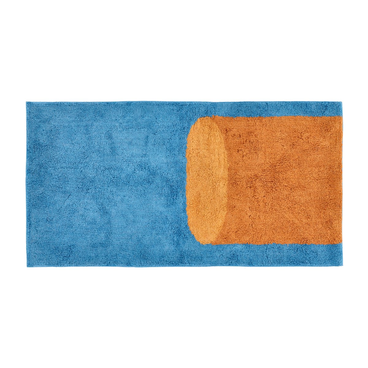 Bilde av Villa Collection Styles tuftet teppe 70 x 140 cm Blue