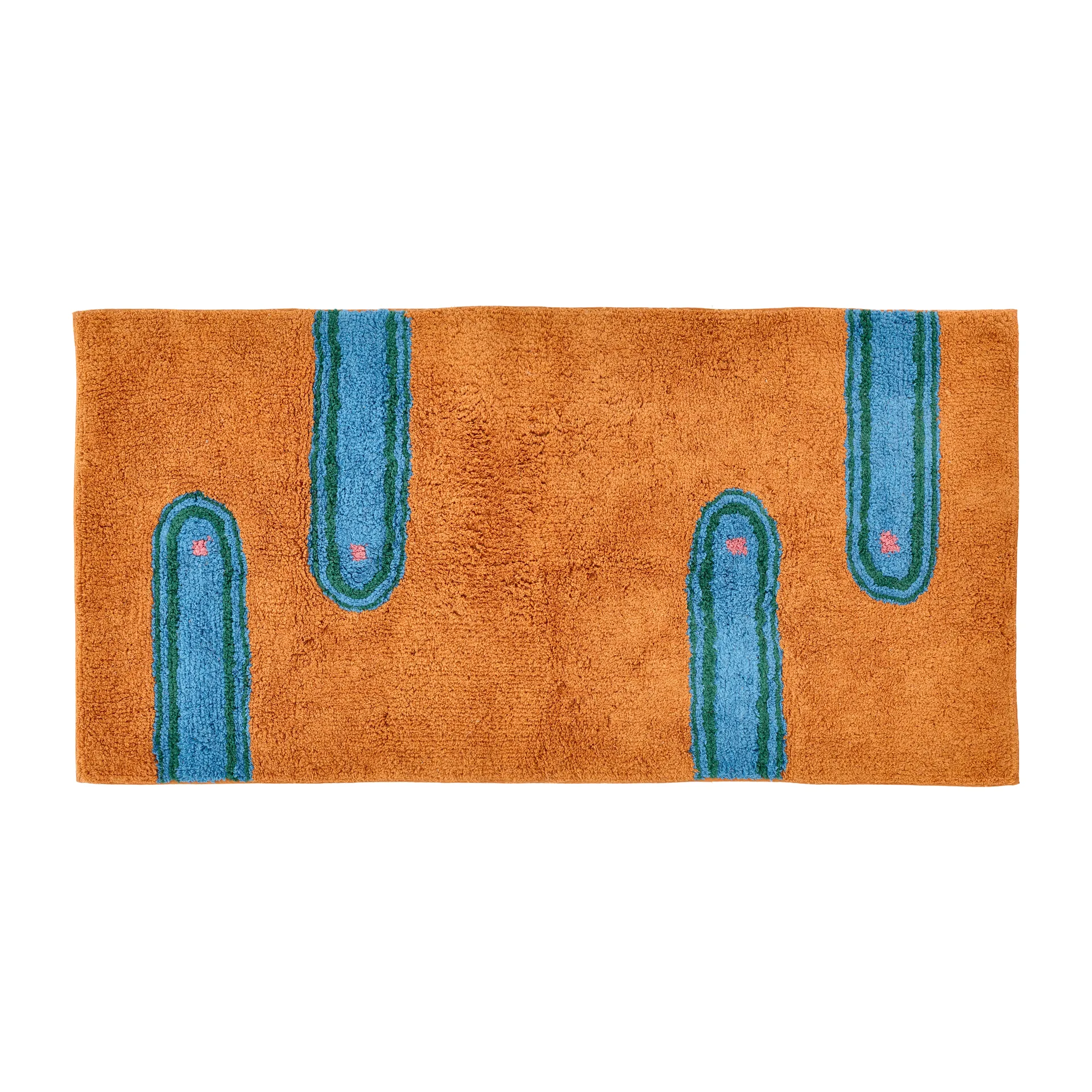 Styles tuftet teppe 70 x 140 cm, Brown  Villa Collection