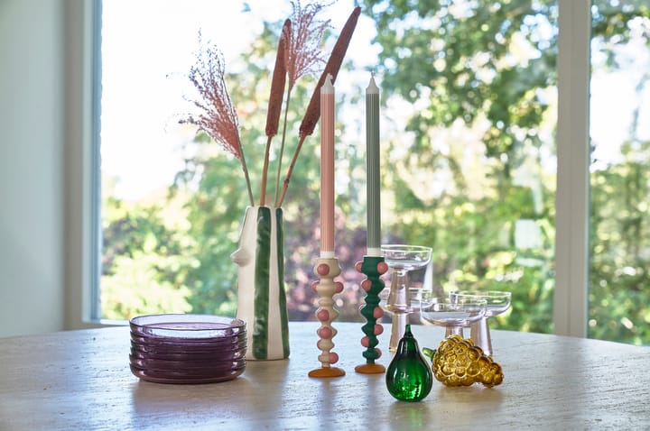 Styles vase med nebb og øyevipper 26 cm - Green - Villa Collection