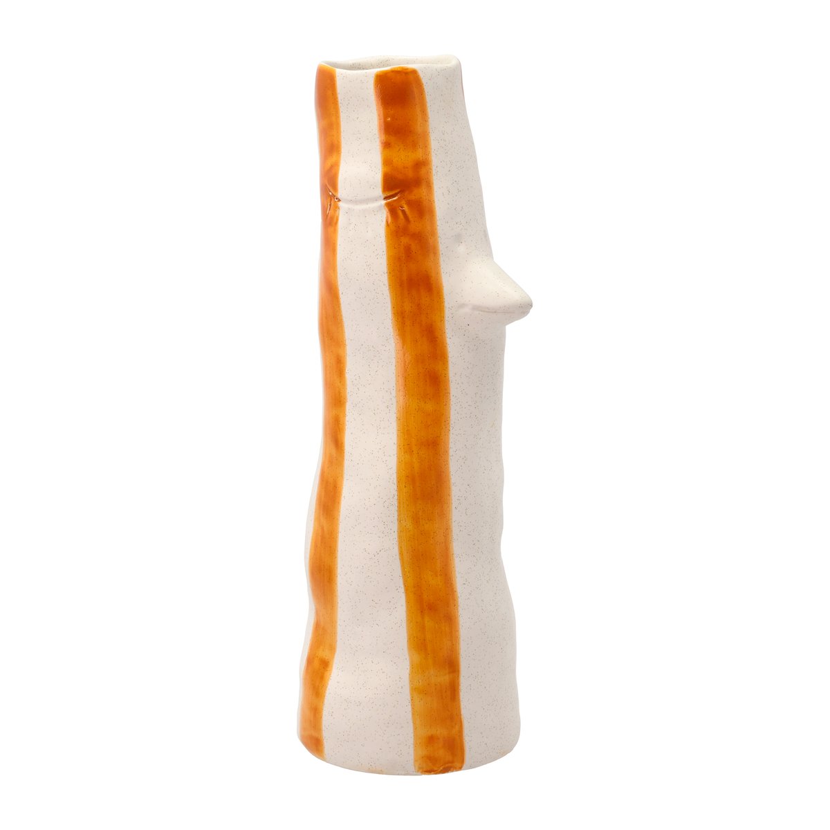 Bilde av Villa Collection Styles vase med nebb og øyevipper 34 cm Brown
