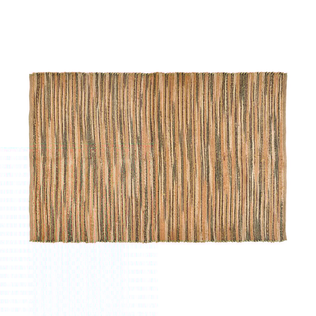 Bilde av Villa Collection Vem teppe Green-nature-pink 120x180 cm