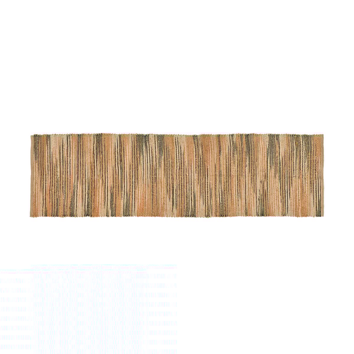 Bilde av Villa Collection Vem teppe Green-nature-pink 70x250 cm