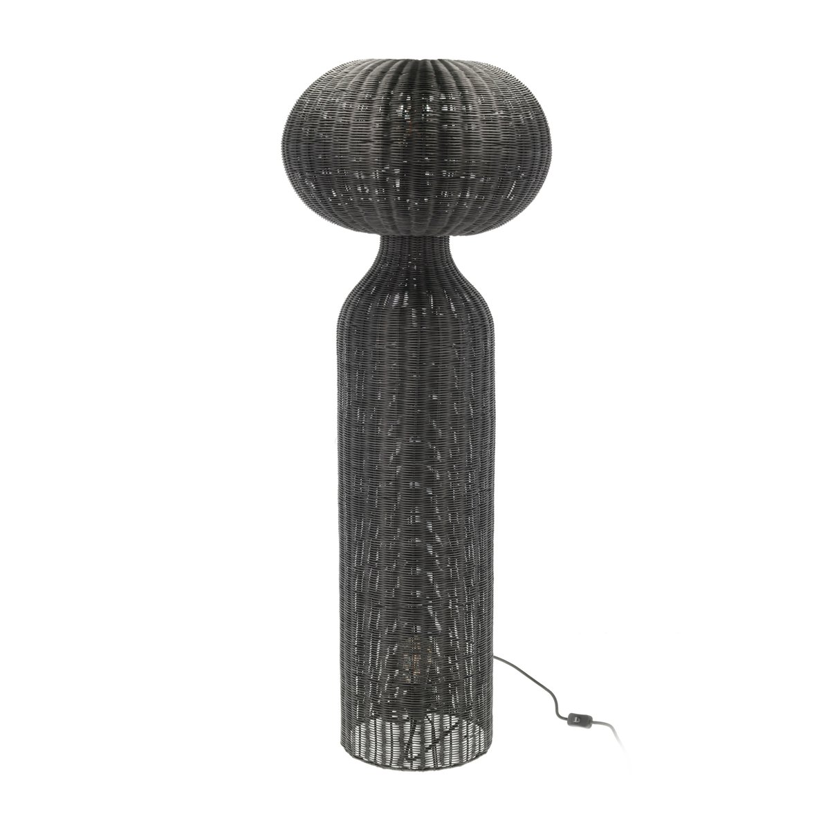 Villa Collection Werna gulvlampe 50 x 130 cm Black rattan