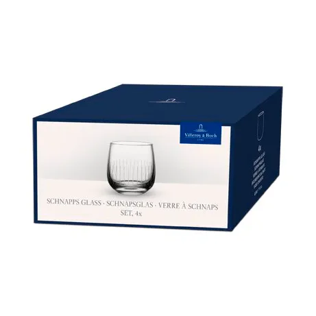 Afina snapsglass, Transparent, 4 cl, 4-pakning Villeroy & Boch