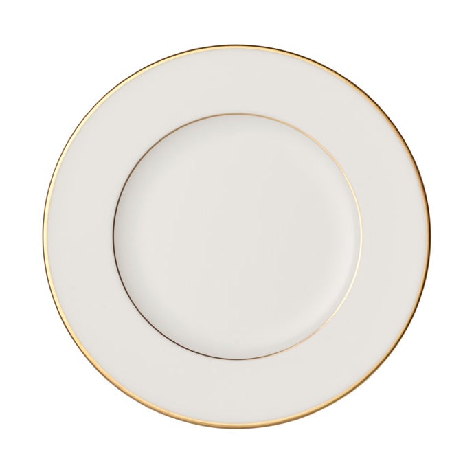 Villeroy & Boch Anmut Gold frokosttallerken Hvit | Skandinavisk Design | Asjetter | Hvit