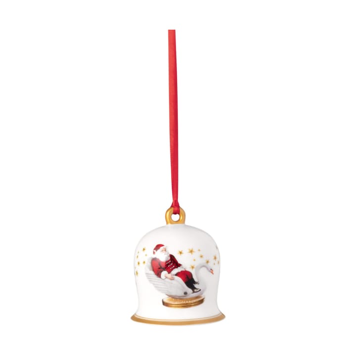 Årlig juleutgave bjelle - Hvit-rød - Villeroy & Boch