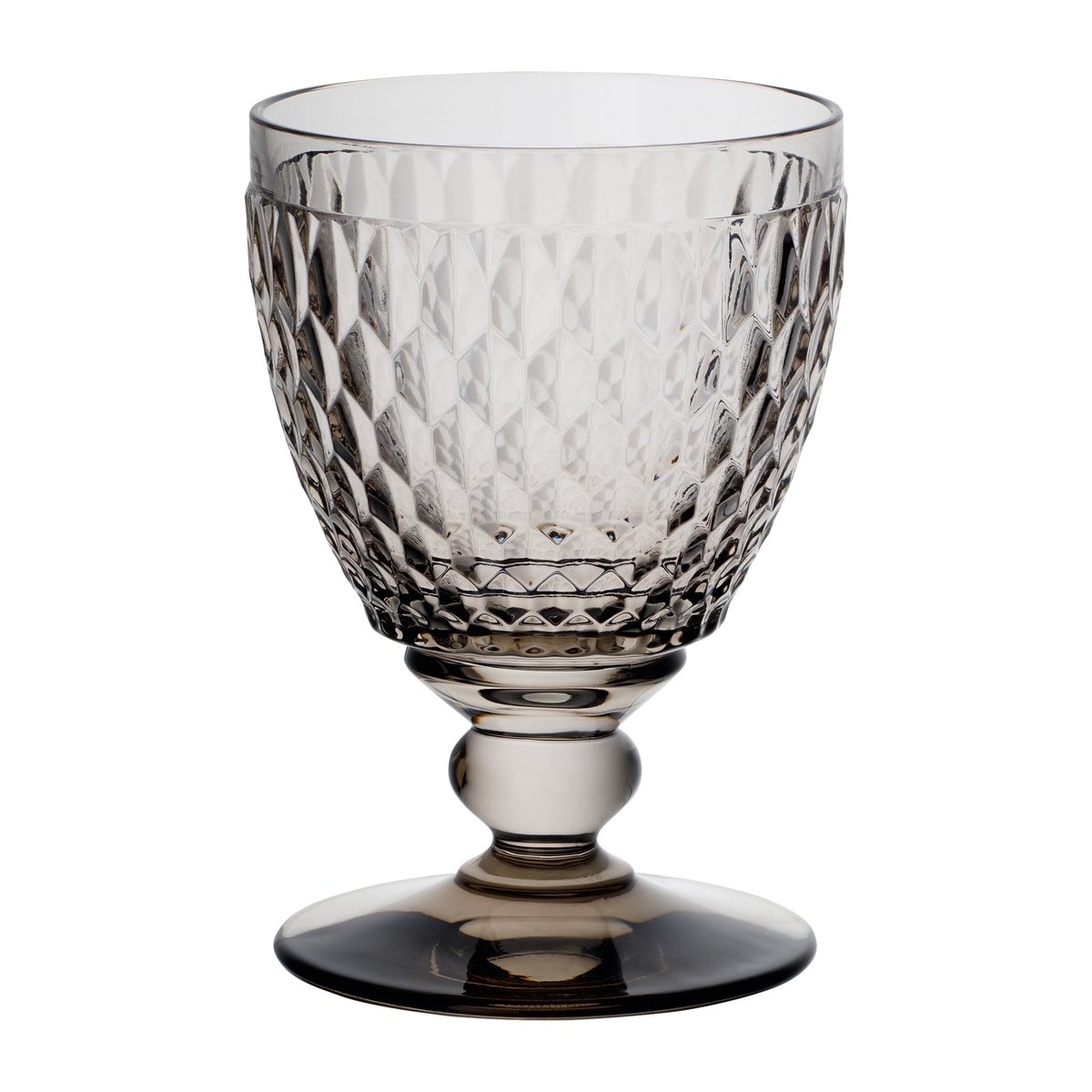 Villeroy & Boch Boston vannglass på fot 35 cl | Skandinavisk Design | Vannkarafler & Vannmugger | Grå