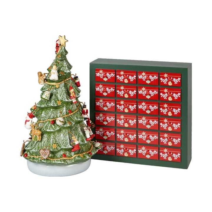 Christmas Toys Memory adventskalender med juletre - Grønn-rød - Villeroy & Boch