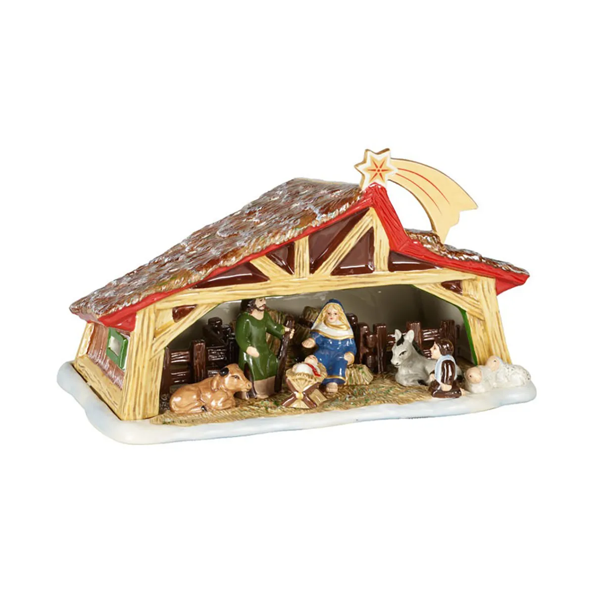 Christmas Toys Memory julekrybbe dekorasjon, 27x16x16 cm Villeroy & Boch