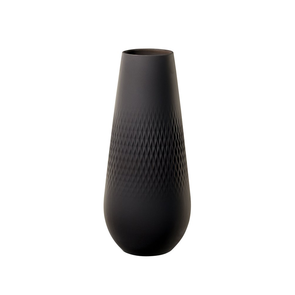 Bilde av Villeroy & Boch Collier Noir Carre vase høy