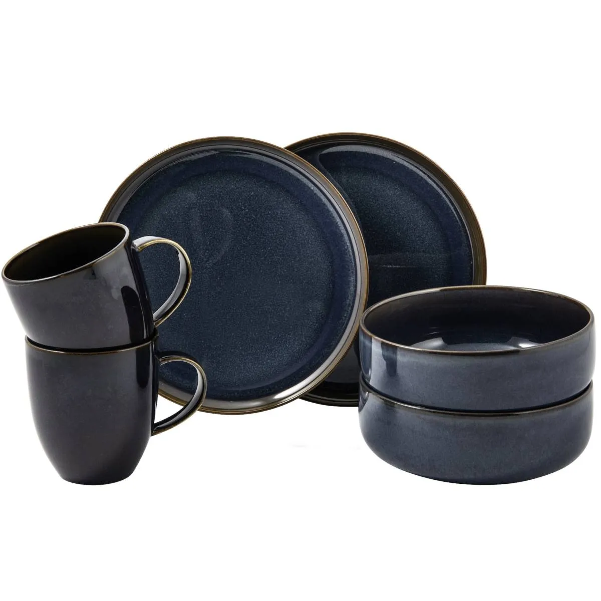 Crafted Denim frokostsett 6 deler, Blue Villeroy & Boch
