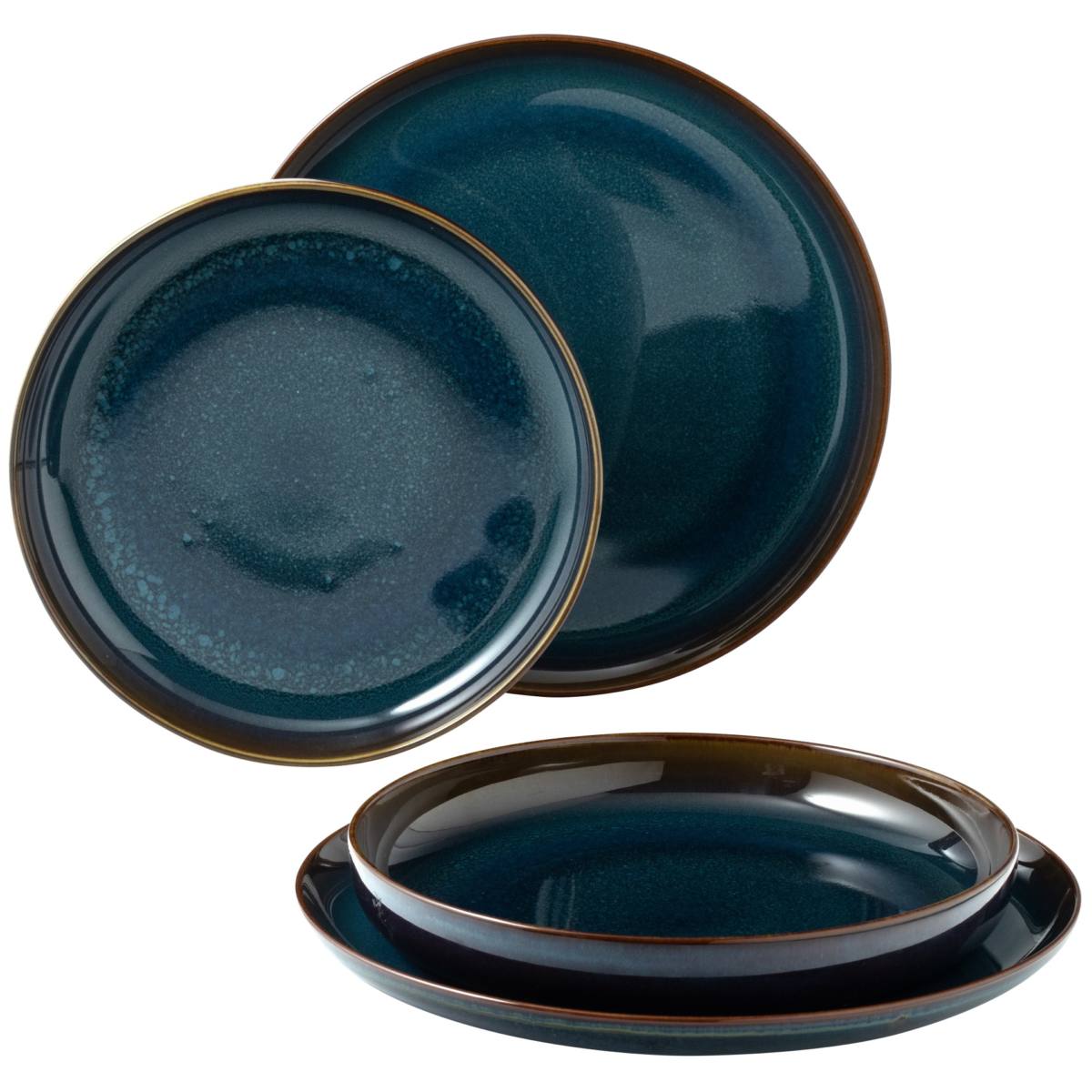 Villeroy & Boch Crafted Denim tallerkensett 4 deler Blue