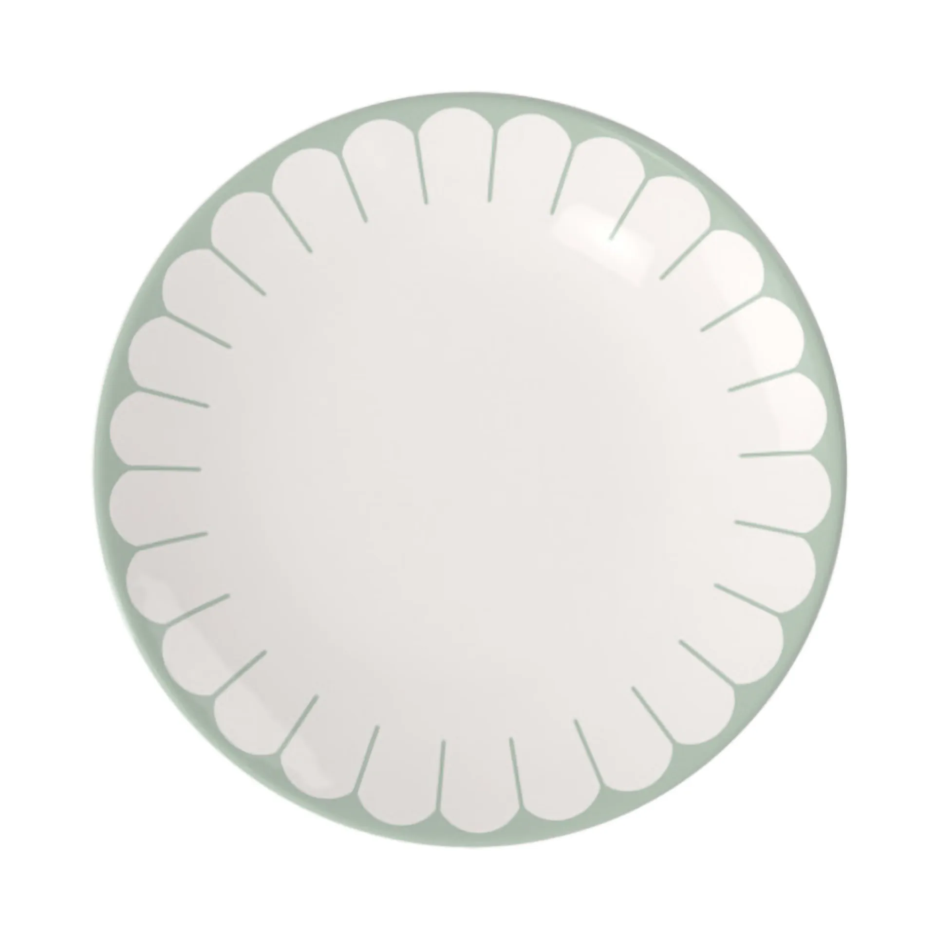 Fleur mattallerken Ø26,5 cm, White-green Villeroy & Boch