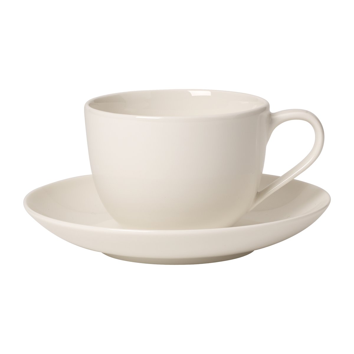 Villeroy & Boch For Me Coffee kopp med fat Hvit