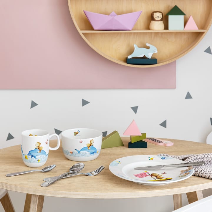 Happy as a Bear barneservise og bestikk - 7 deler - Villeroy & Boch