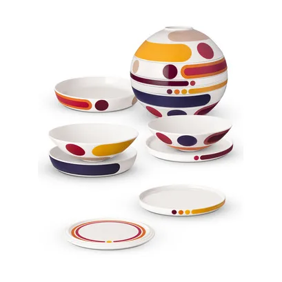 Iconic La Boule servise 7 deler, Miami Villeroy & Boch