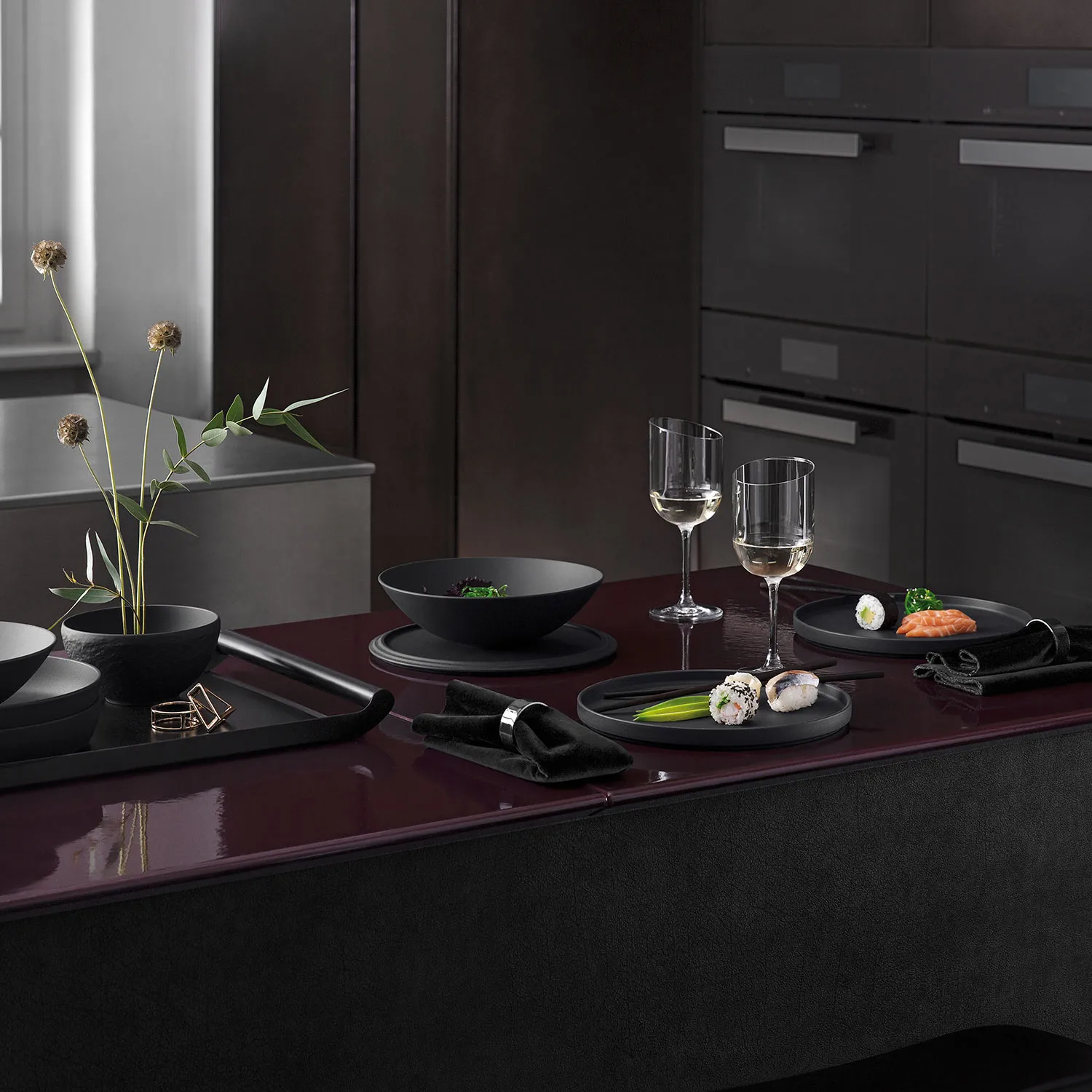 Iconic La Boule servise 7 deler, Svart Villeroy & Boch