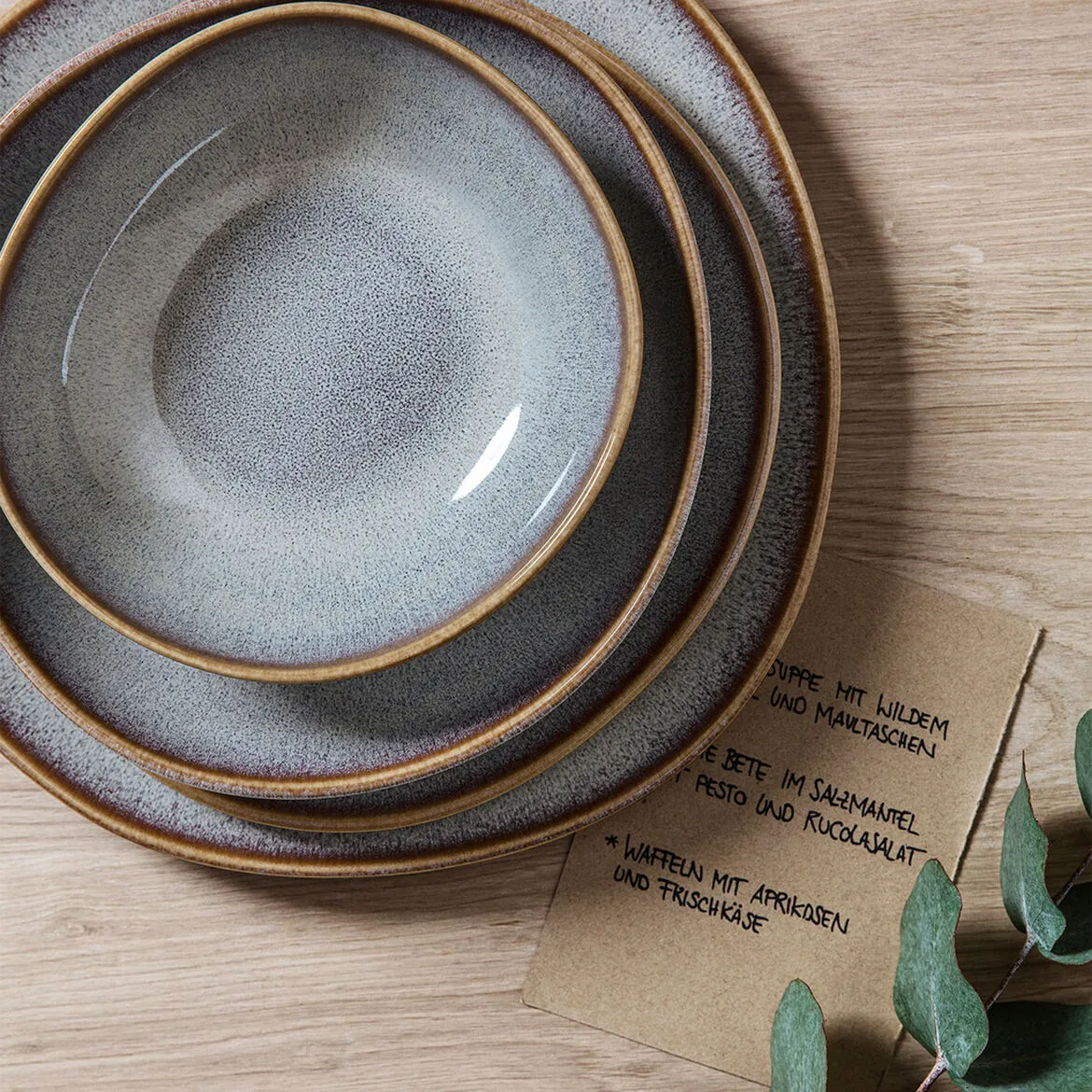 Lave tallerken Ø23 cm, Lave beige Villeroy & Boch